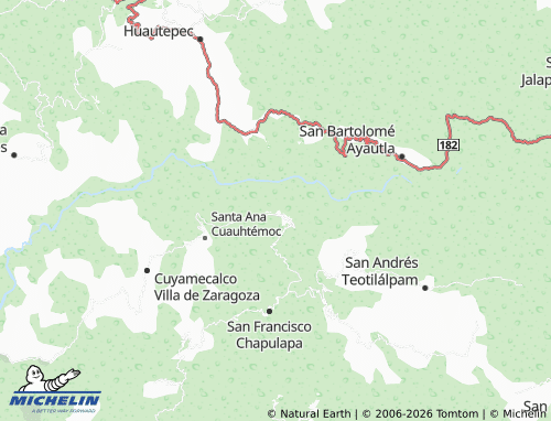 Mapa MICHELIN Tierra Agria - ViaMichelin