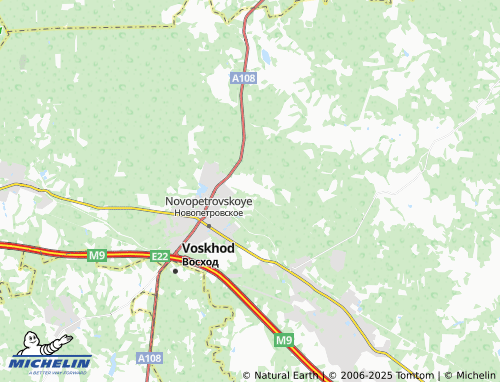 MICHELIN Rybushki map - ViaMichelin