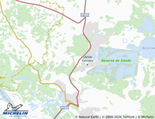 MICHELIN-Landkarte Berezka - ViaMichelin
