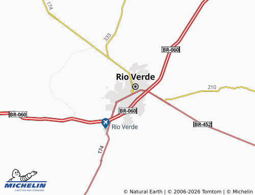 Mapa MICHELIN Setor Central - ViaMichelin