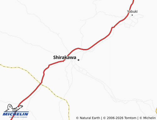 Mappa MICHELIN Shirakawa - ViaMichelin