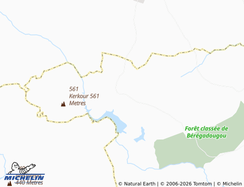 MICHELIN Moussodougou map - ViaMichelin