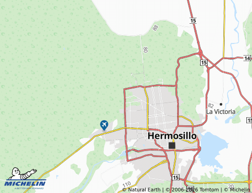MICHELIN Tierra Colorada map - ViaMichelin