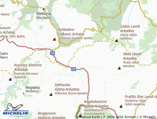 Carte MICHELIN Daras - ViaMichelin