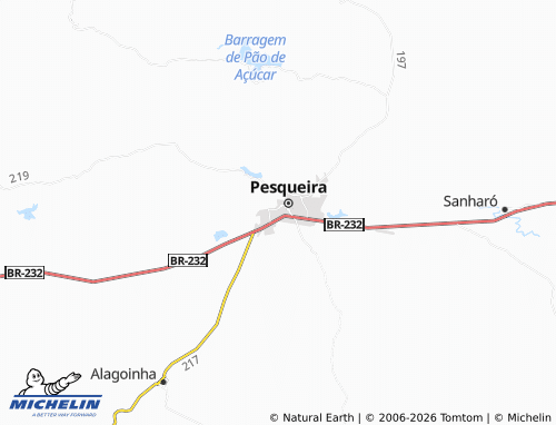 Mappa MICHELIN Centenário - ViaMichelin