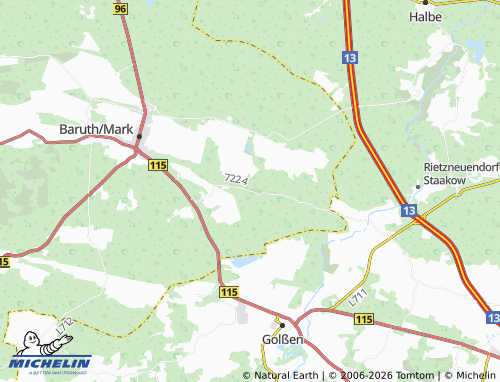 Mapa MICHELIN Glashütte - ViaMichelin