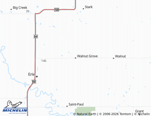 Mappa MICHELIN Walnut Grove - ViaMichelin