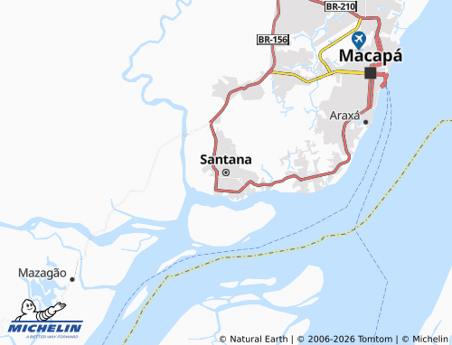 MICHELIN-Landkarte Santana - ViaMichelin