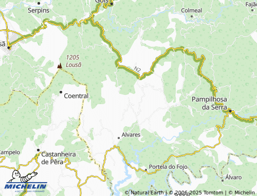 Mapa MICHELIN Roda Fundeira - ViaMichelin