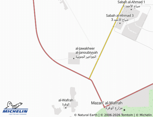 MICHELIN Jawakheer South Block 2 map - ViaMichelin