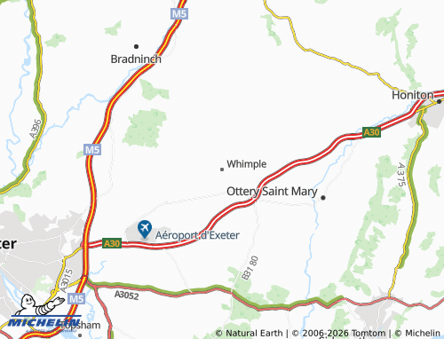 MICHELIN Whimple map - ViaMichelin