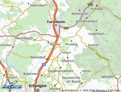 Kaart MICHELIN Kersbach - ViaMichelin