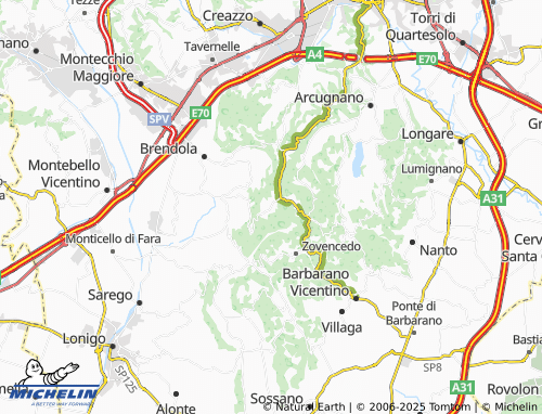 MICHELIN-Landkarte San Gottardo - ViaMichelin
