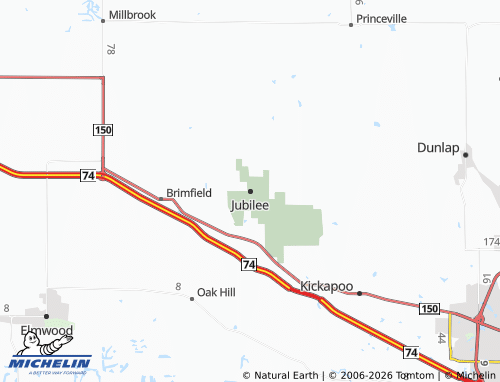 Mapa MICHELIN Jubilee - ViaMichelin