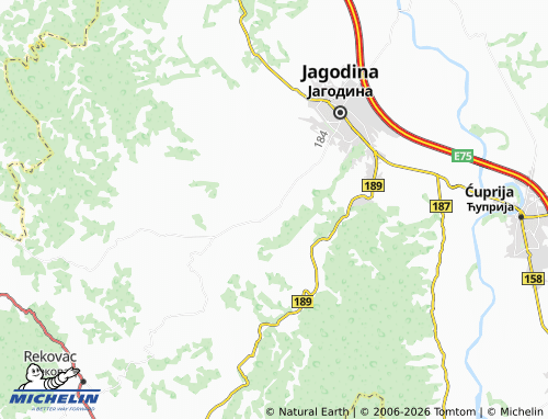 Mapa MICHELIN Dragocvet - ViaMichelin