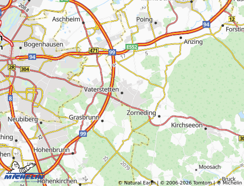 MICHELIN Vaterstetten map - ViaMichelin
