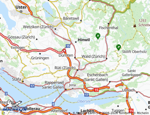Mappa MICHELIN Dürnten - ViaMichelin
