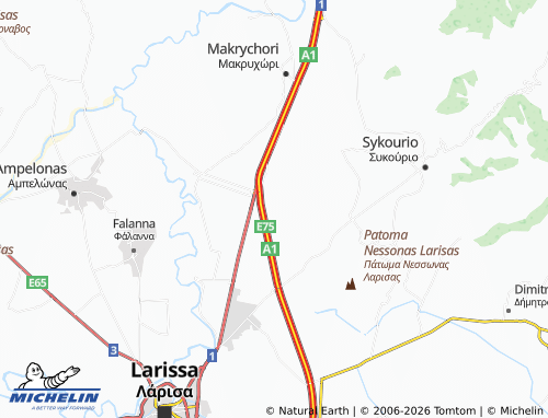 MICHELIN Amfithea map - ViaMichelin