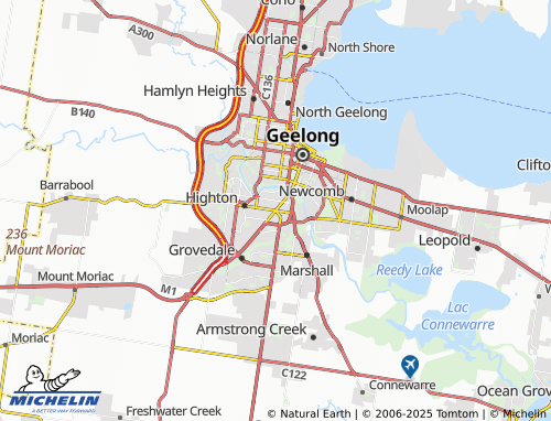 MICHELIN Belmont map - ViaMichelin