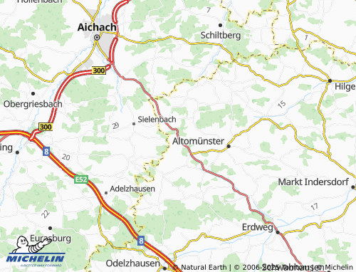 MICHELIN Pfaffenhofen map - ViaMichelin