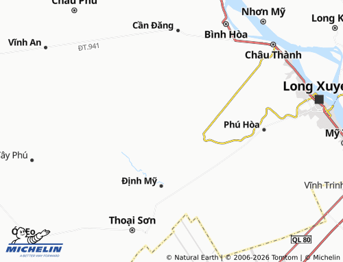 Mapa MICHELIN Vĩnh Phú - ViaMichelin