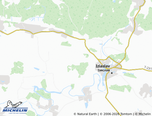 MICHELIN Soshne map - ViaMichelin