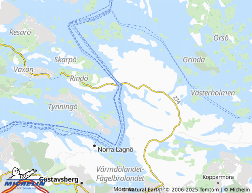 MICHELIN Norrnäs map - ViaMichelin