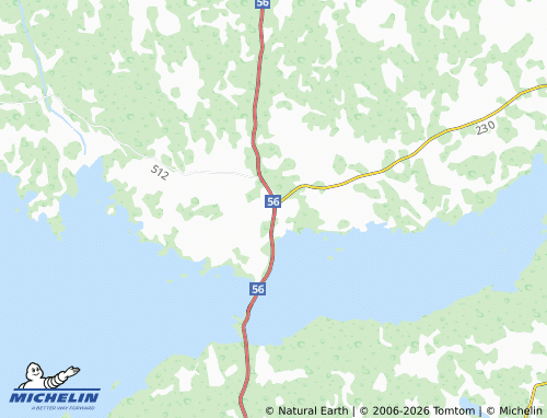 Mapa MICHELIN Alberga - ViaMichelin