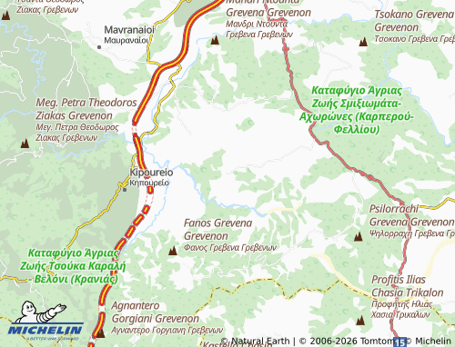 Carte MICHELIN Aimilianos - ViaMichelin