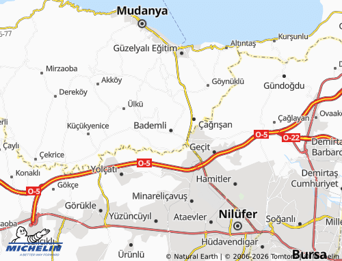 Kaart MICHELIN Bademli - ViaMichelin