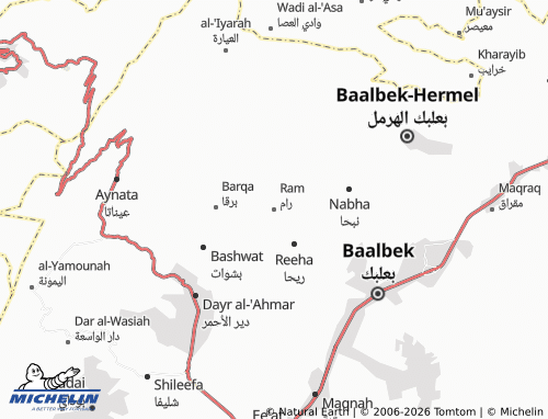 Mapa MICHELIN Ram - ViaMichelin