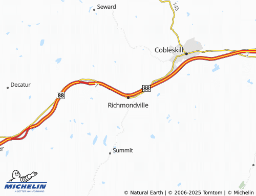 MICHELIN Richmondville map - ViaMichelin