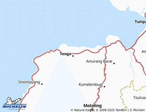 MICHELIN Tenga map - ViaMichelin