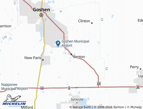 Mappa MICHELIN Benton - ViaMichelin