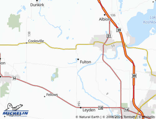 Mapa MICHELIN Fulton - ViaMichelin