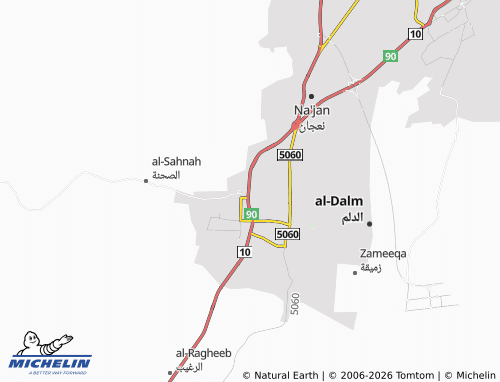 Carte MICHELIN al-Salam - ViaMichelin