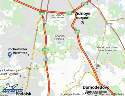 Carte MICHELIN Sukhanovo - ViaMichelin