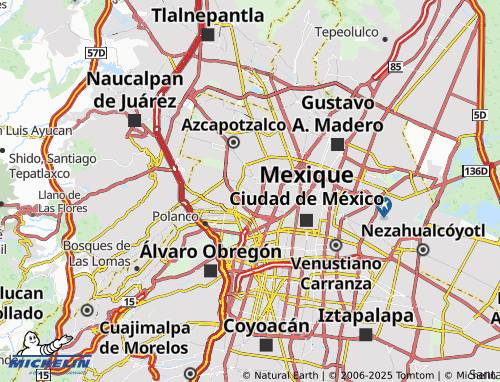 Mappa MICHELIN Santo Tomás - ViaMichelin