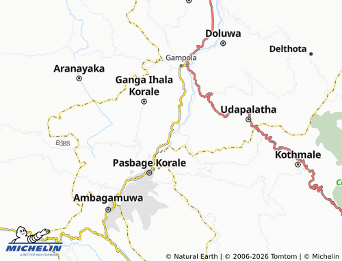 Mappa MICHELIN Ulapane South - ViaMichelin