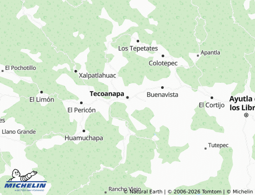Mappa MICHELIN Tecoanapa - ViaMichelin