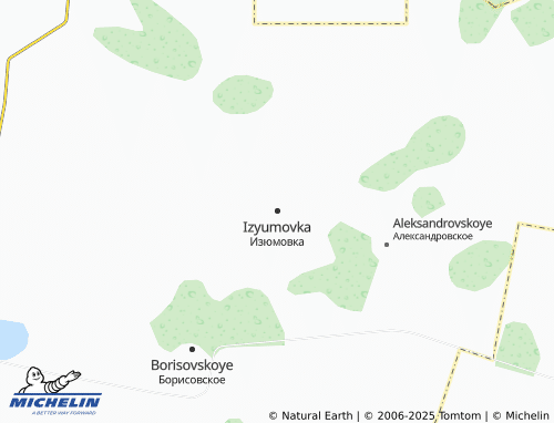 MICHELIN Izyumovka map - ViaMichelin