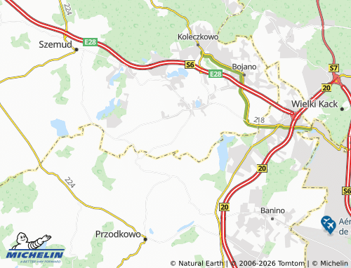 Carte MICHELIN Rębiska - ViaMichelin