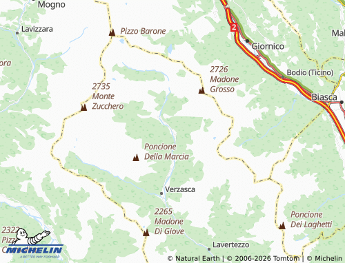 Mapa MICHELIN Frasco - ViaMichelin