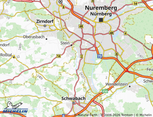 Mappa MICHELIN Gerasmühle - ViaMichelin
