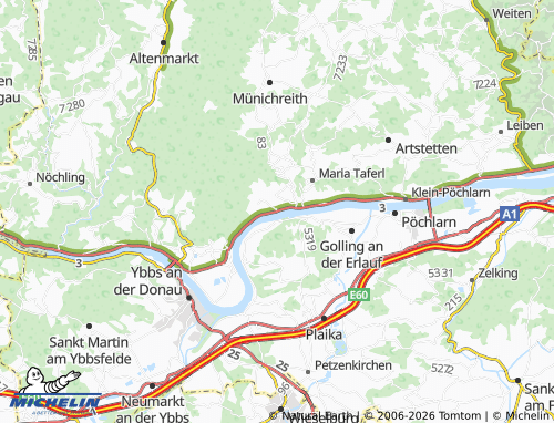 MICHELIN Granz map - ViaMichelin