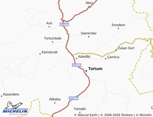 Mappa MICHELIN Kaledibi - ViaMichelin