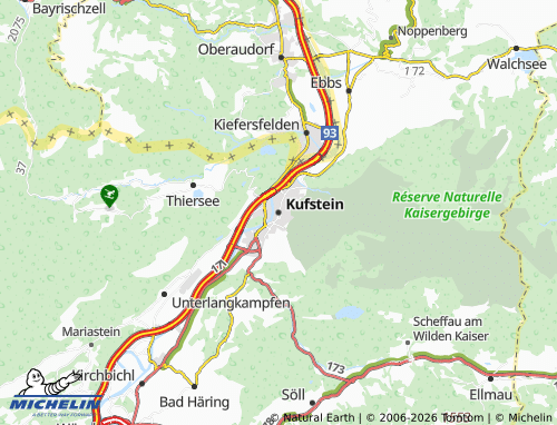 MICHELIN-Landkarte Kufstein - ViaMichelin