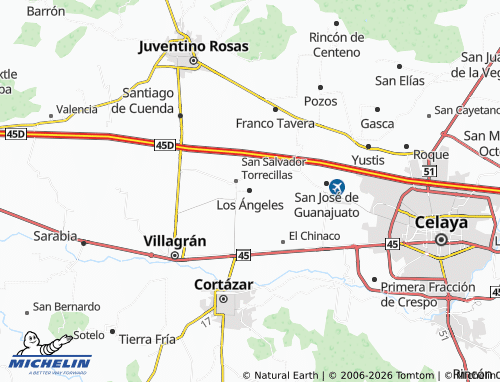 Mappa MICHELIN Los Ángeles - ViaMichelin