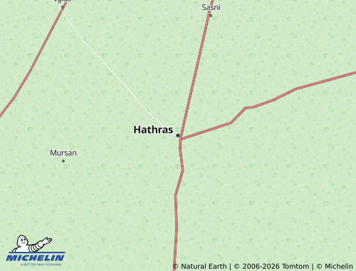 MICHELIN Hathras map - ViaMichelin