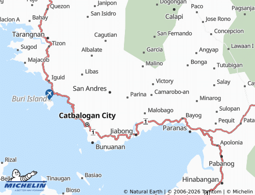 MICHELIN Parina map - ViaMichelin